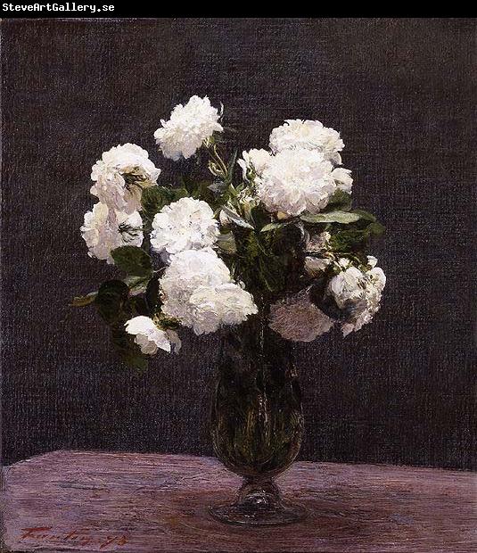 Henri Fantin-Latour White Roses,